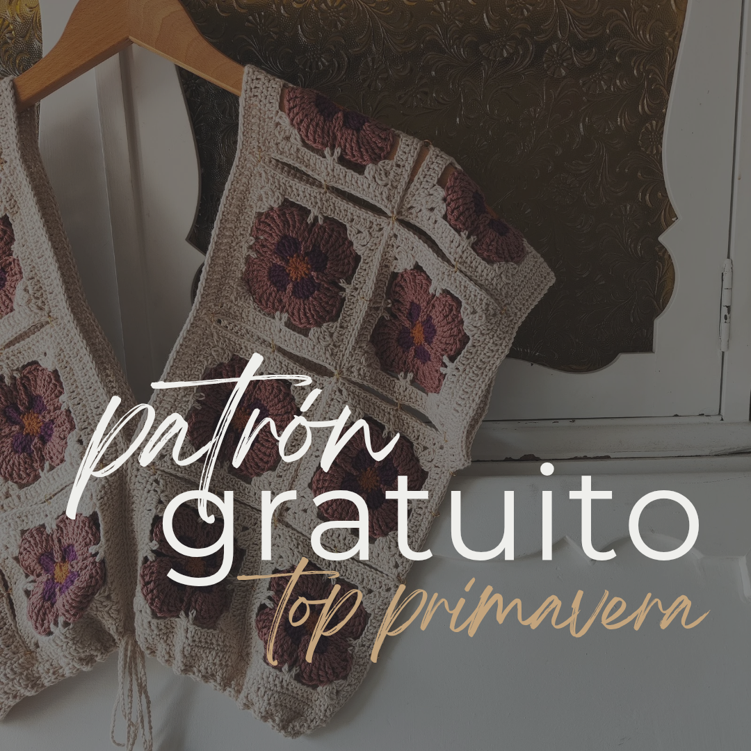 Patrón gratuito Top Primavera